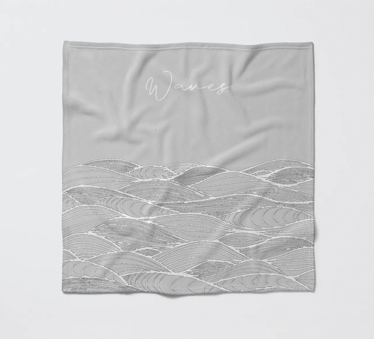 Waves fleecedeken van PaperLine Art