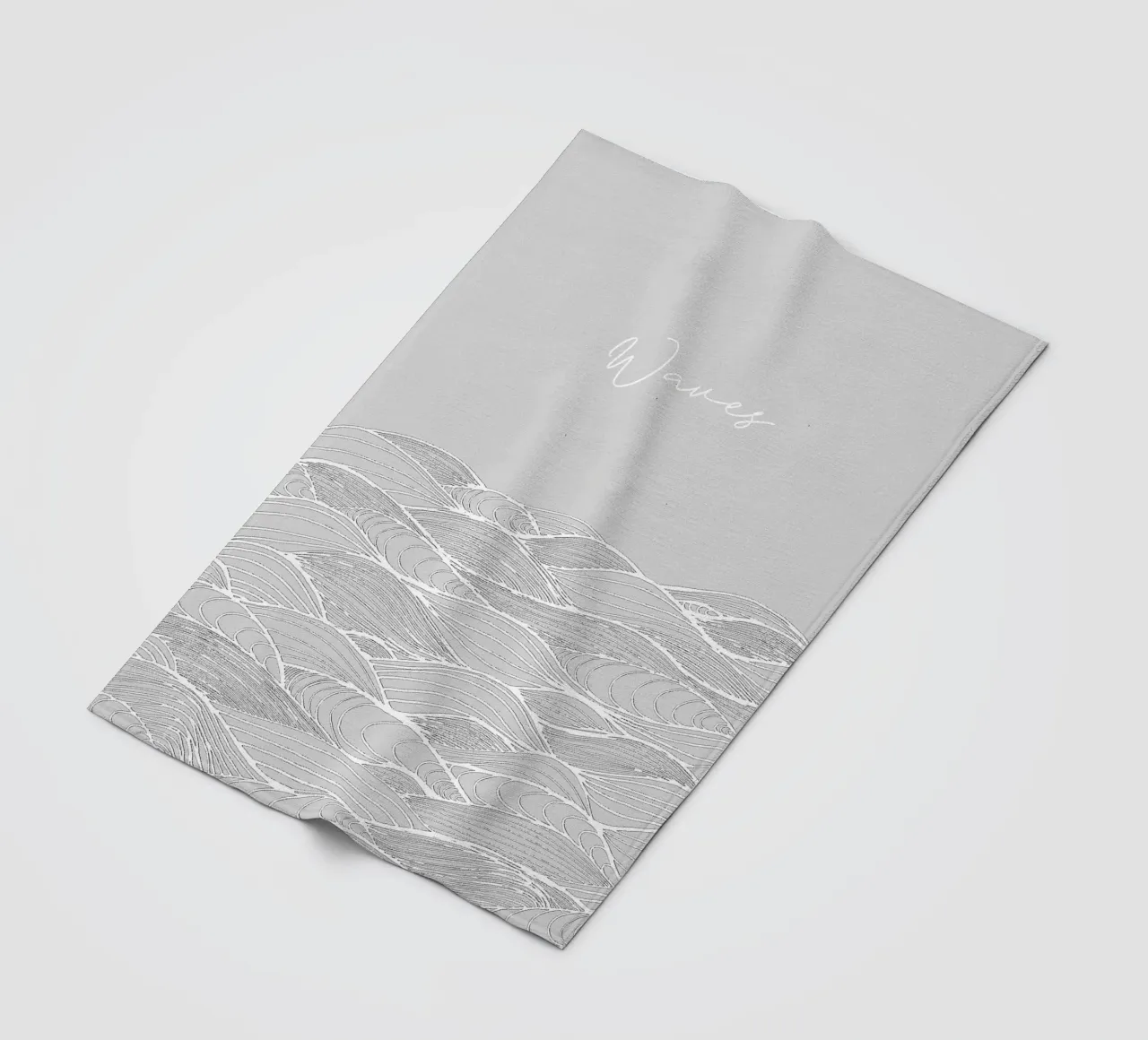 Waves fleecedeken van PaperLine Art