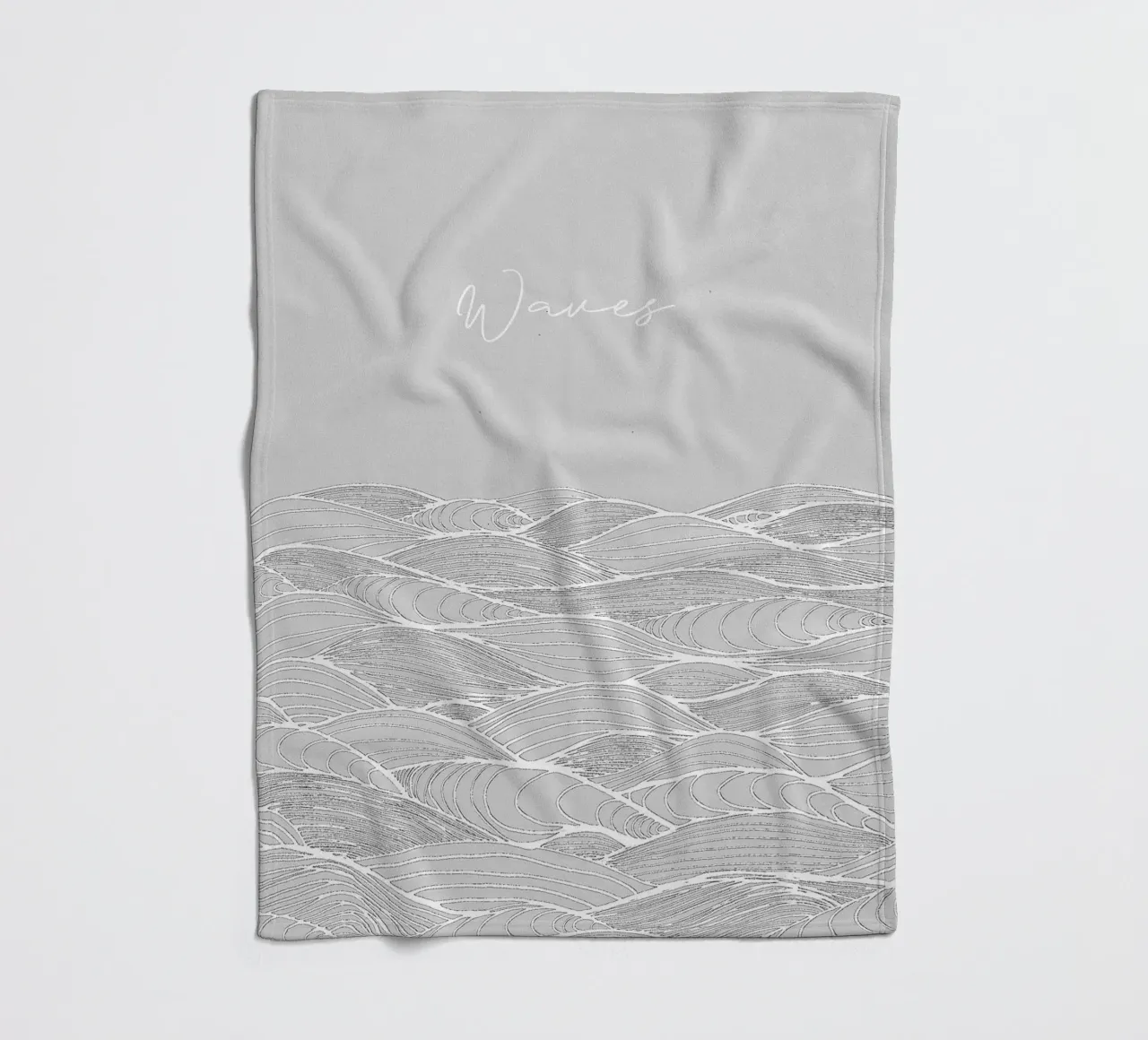 Waves fleecedeken van PaperLine Art