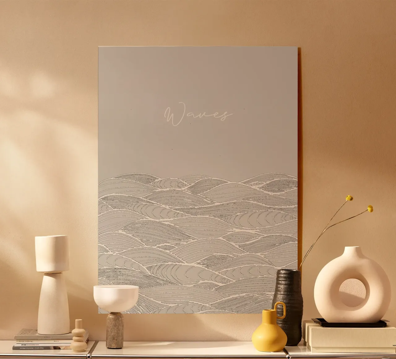 Waves plexiglas de PaperLine Art