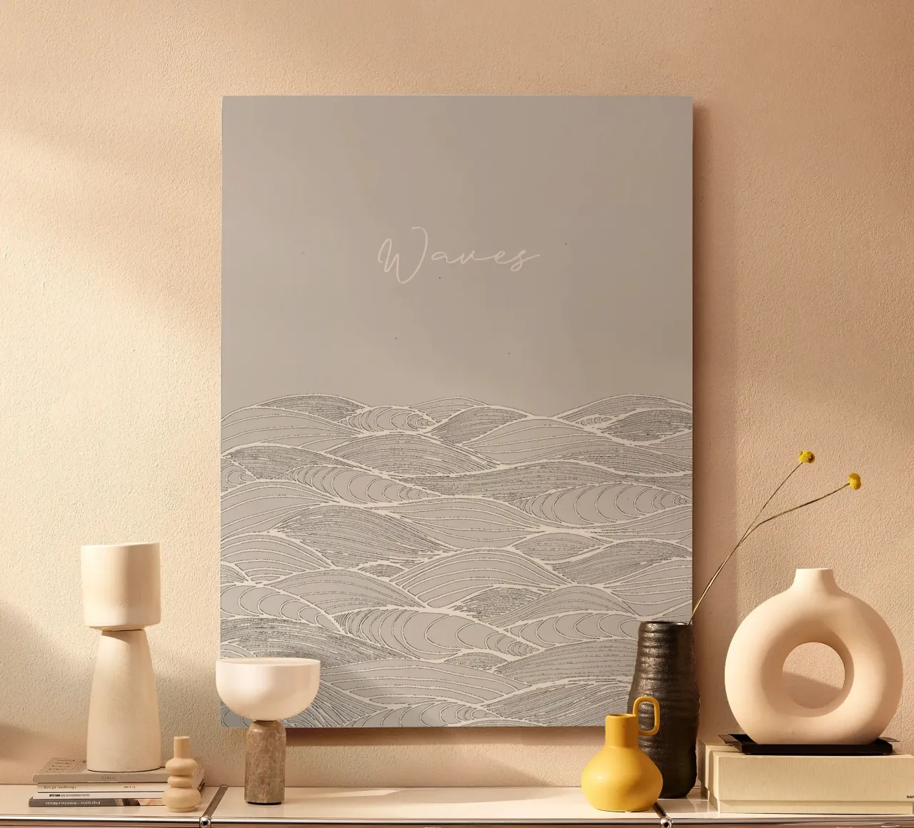 Waves alluminio dibond da PaperLine Art