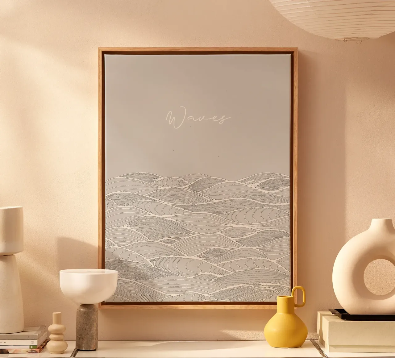 Waves tela da PaperLine Art