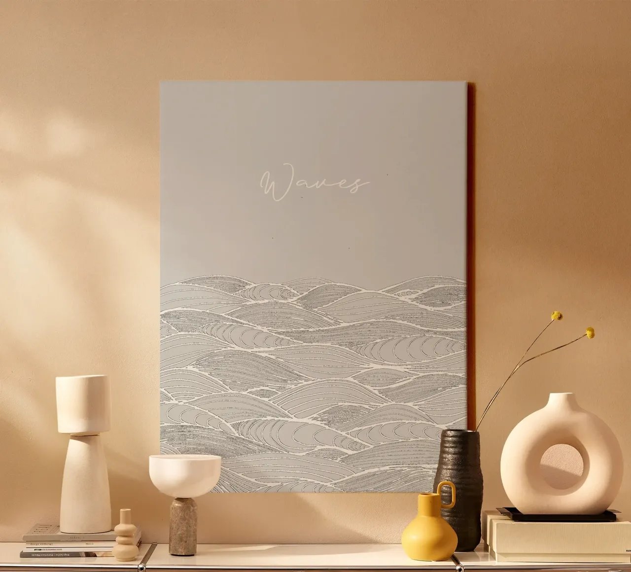 Waves tela da PaperLine Art