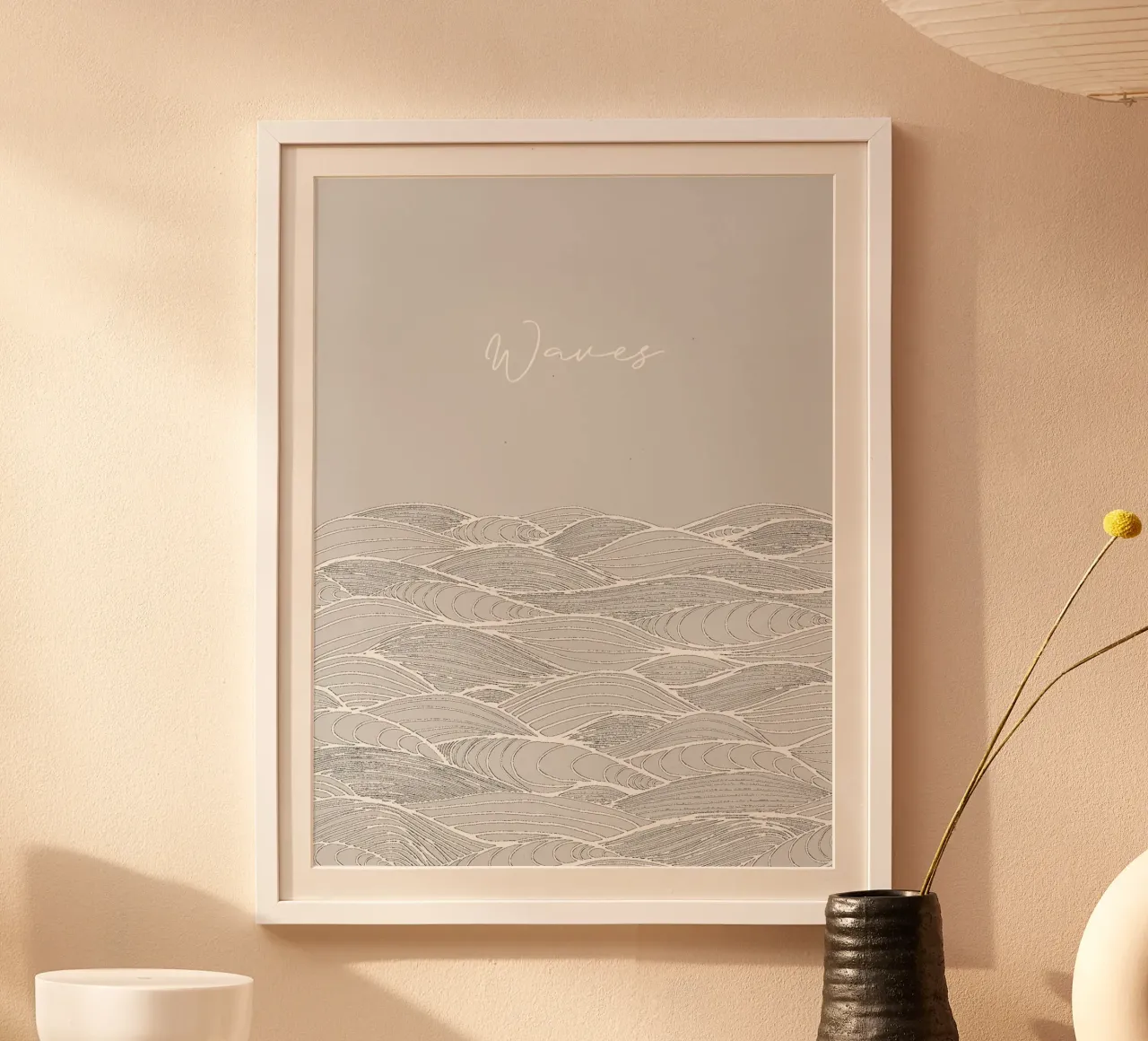 Waves poster de PaperLine Art