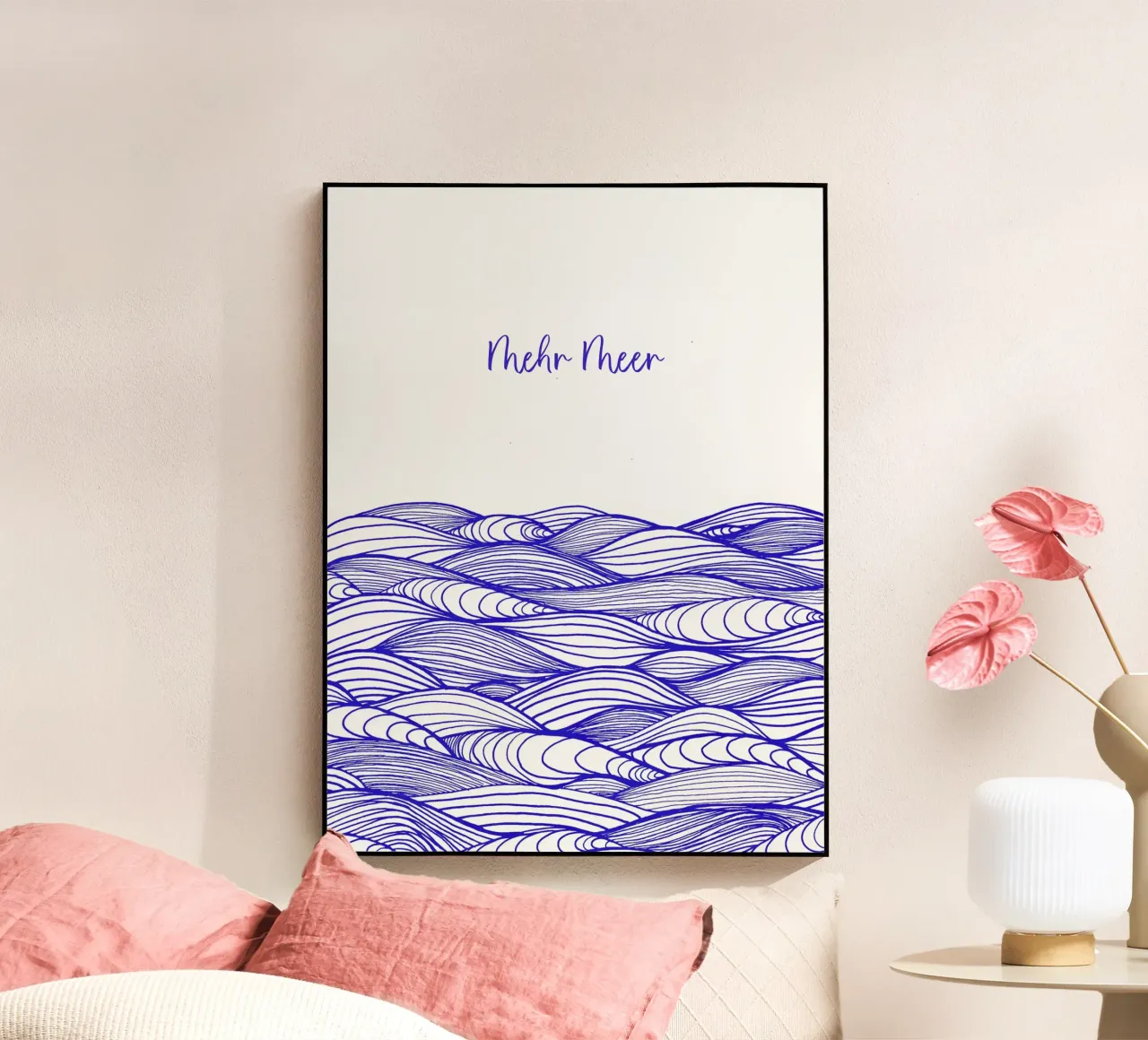 Più mare - onde - mare plexiglass da PaperLine Art