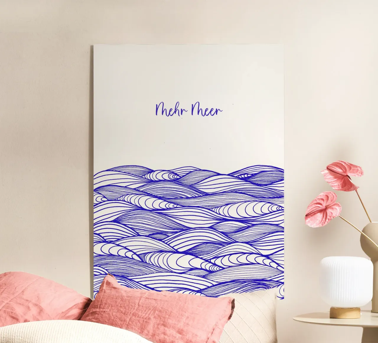 Più mare - onde - mare plexiglass da PaperLine Art