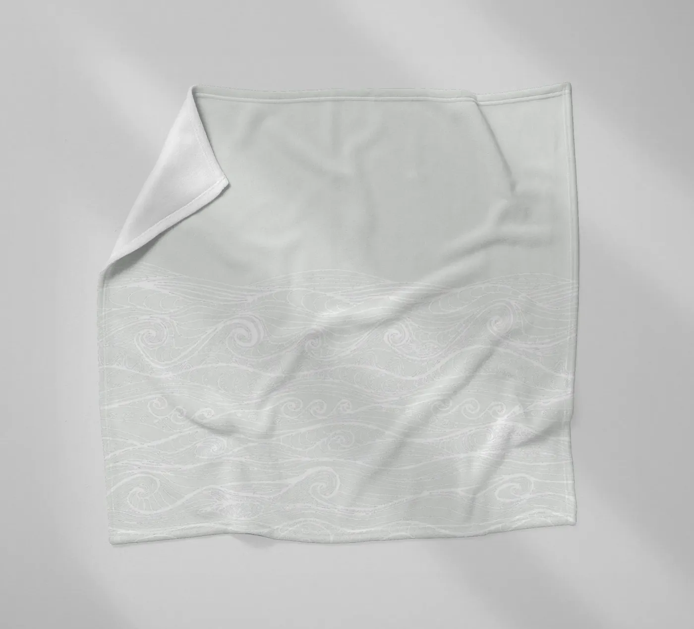 Zarte Wellen fleecedeken van PaperLine Art