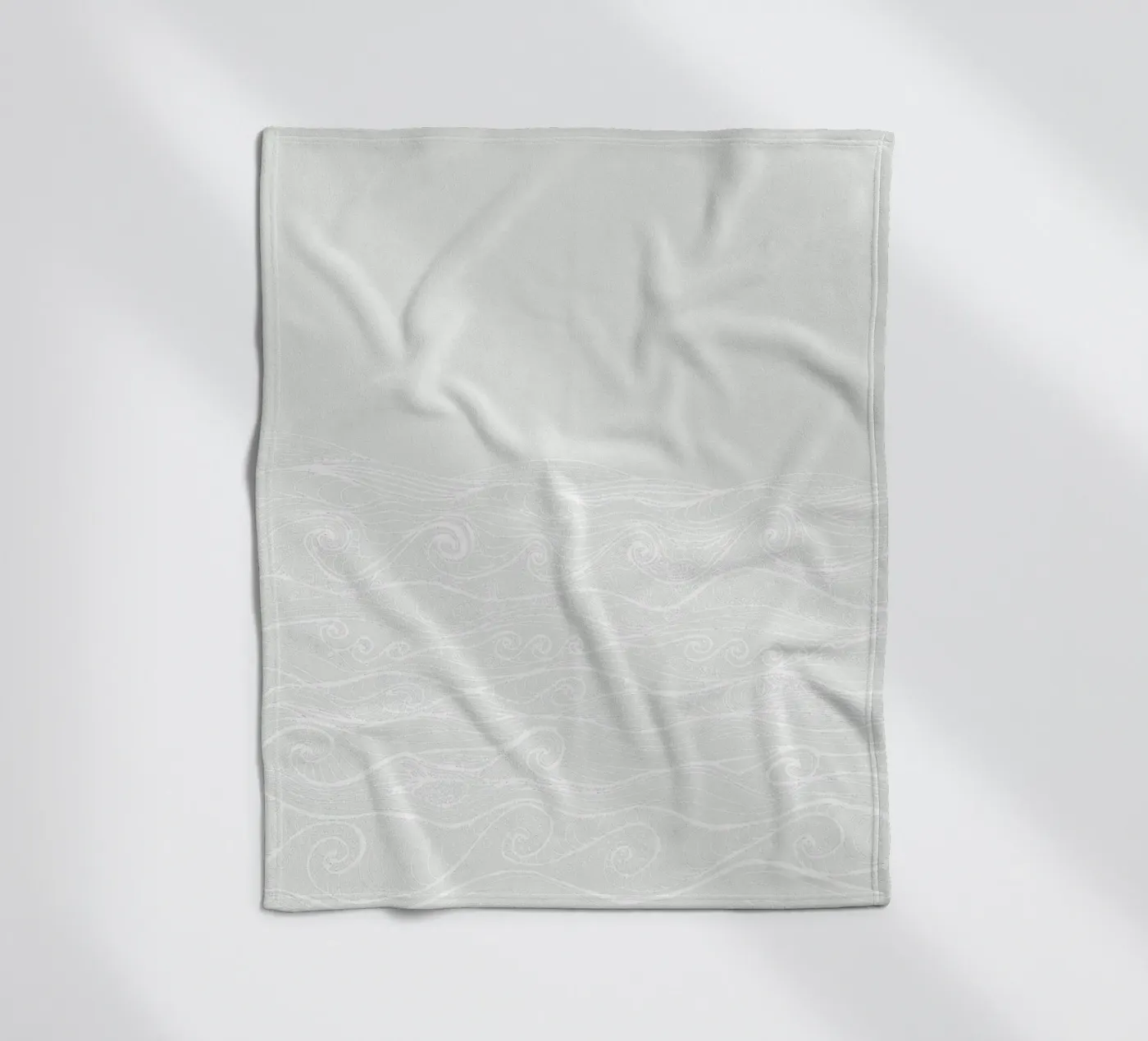 Zarte Wellen fleecedeken van PaperLine Art