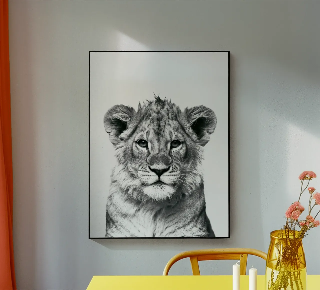 GIOVANE LEONE plexiglass da PERSIE