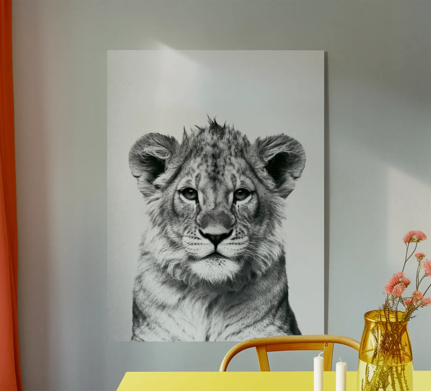 GIOVANE LEONE plexiglass da PERSIE