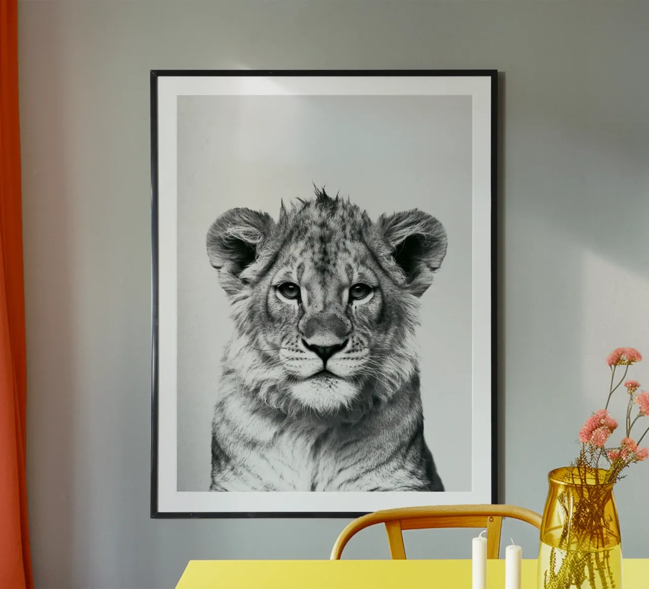 GIOVANE LEONE poster da PERSIE