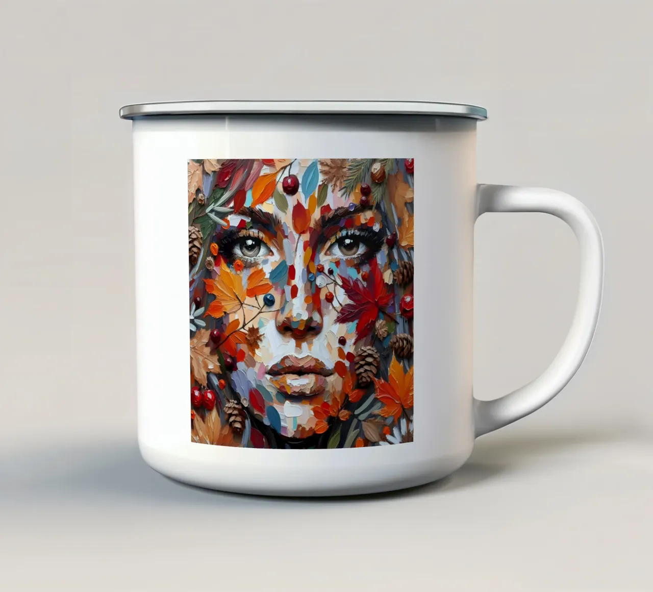 PIANO FORESTALE tazza in smalto da ARTOMATIC