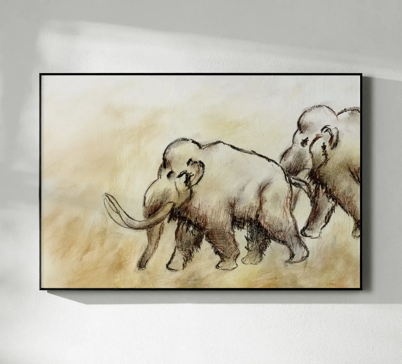 Mammut plexiglass da Barbara Buderath Illustrationen