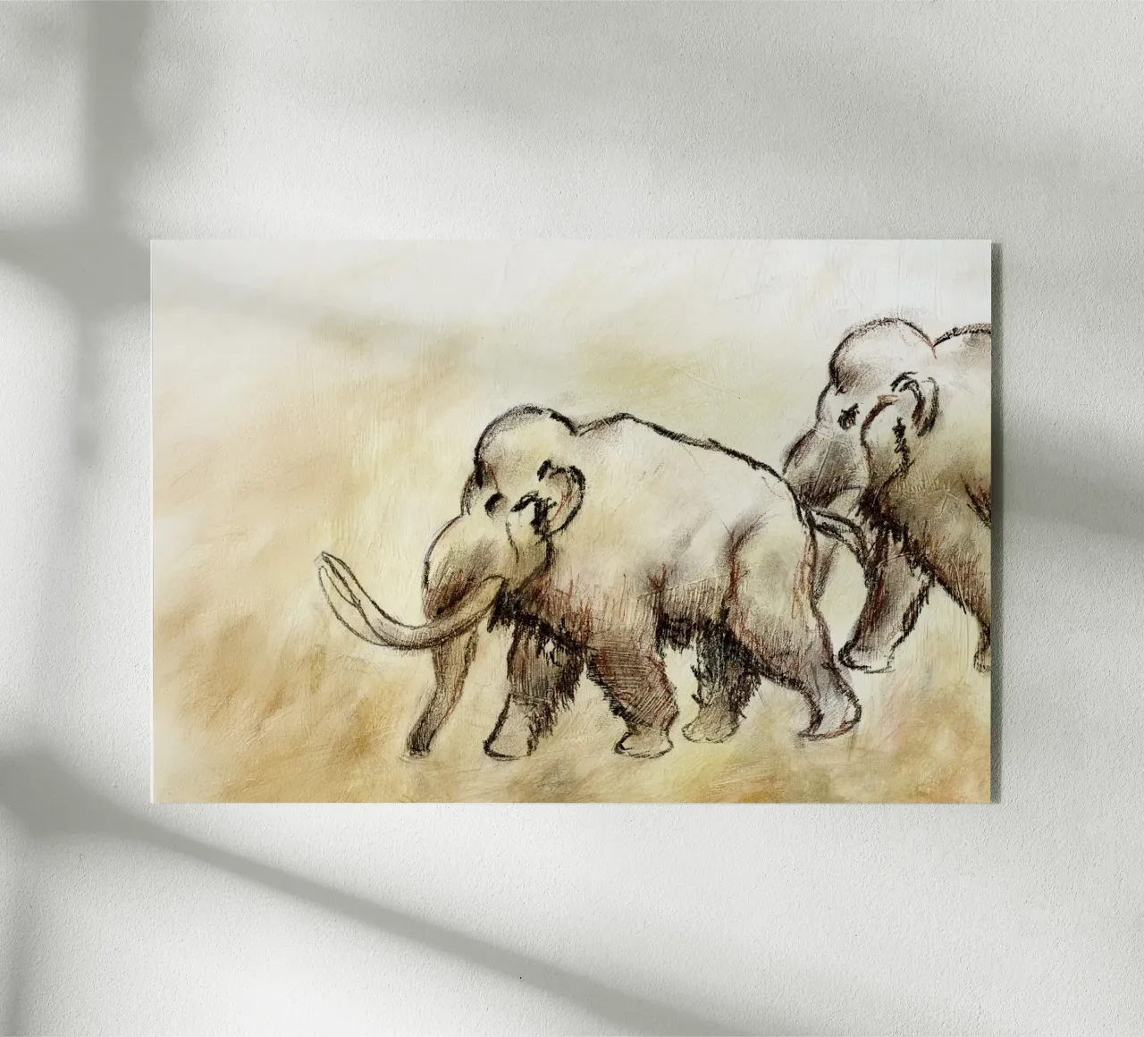 Mammut plexiglass da Barbara Buderath Illustrationen