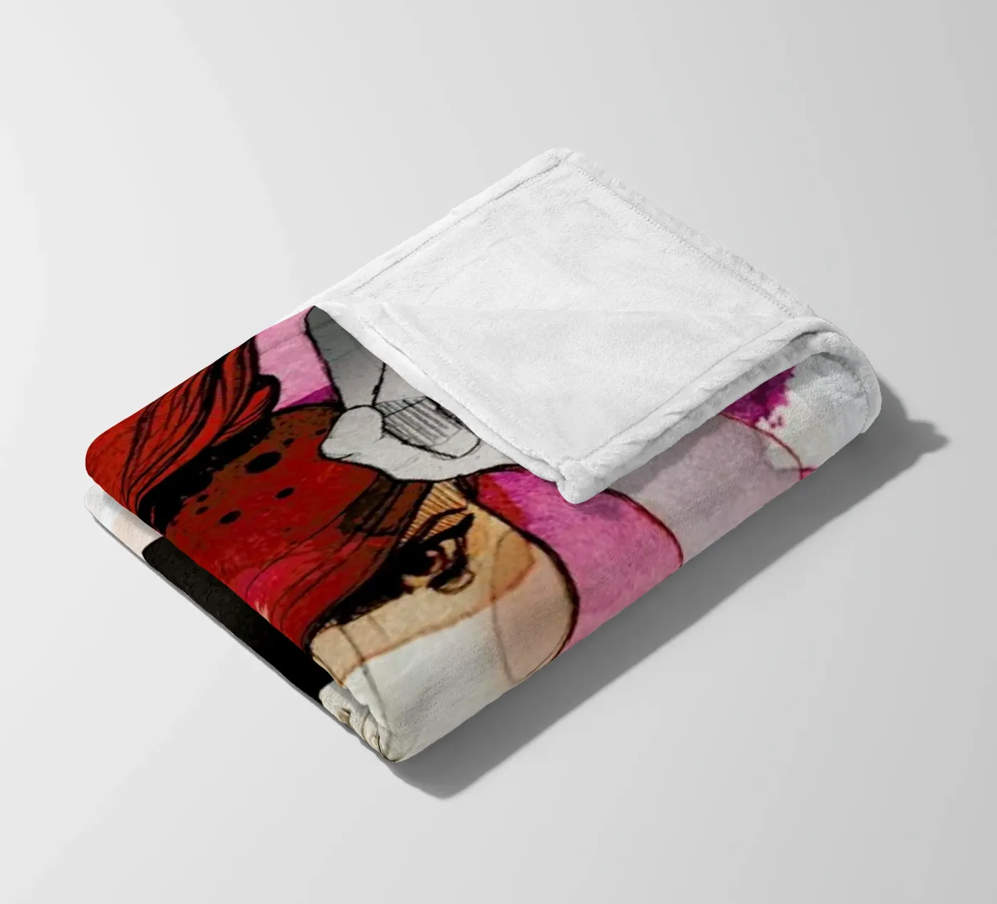 Stier Fleecedecke von Ekaterina Koroleva