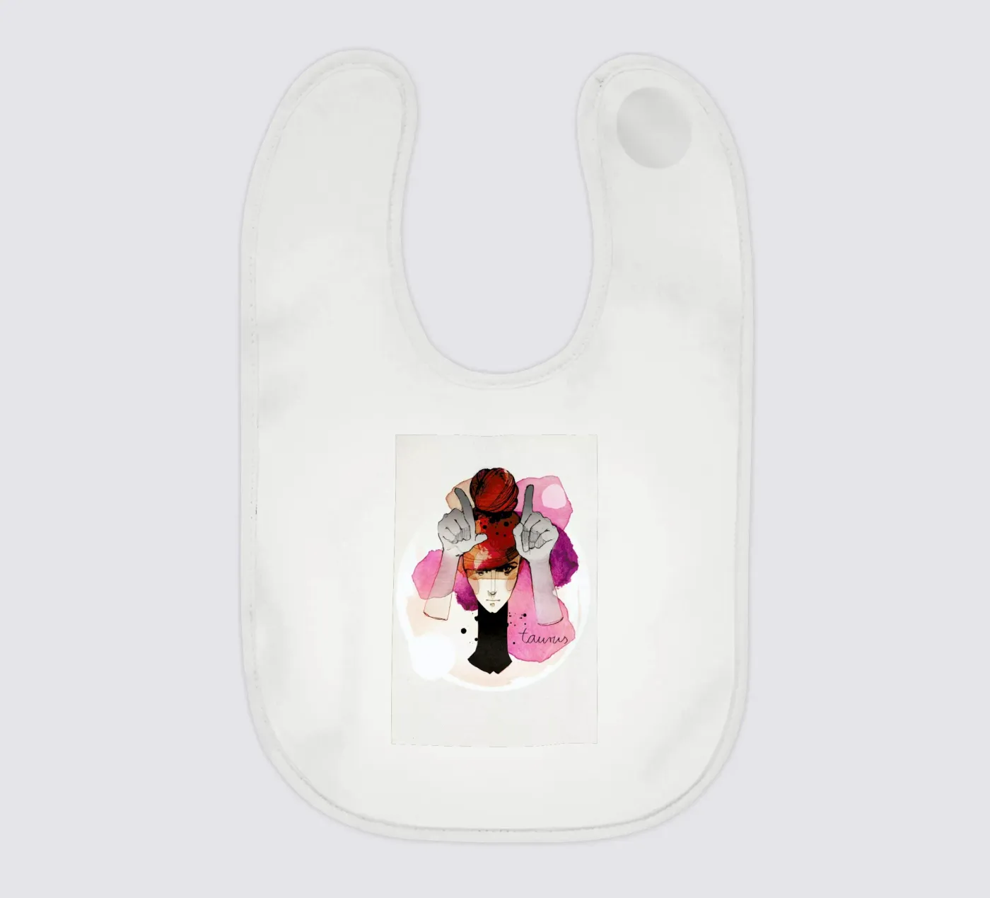 Stier baby slabbetje van Ekaterina Koroleva