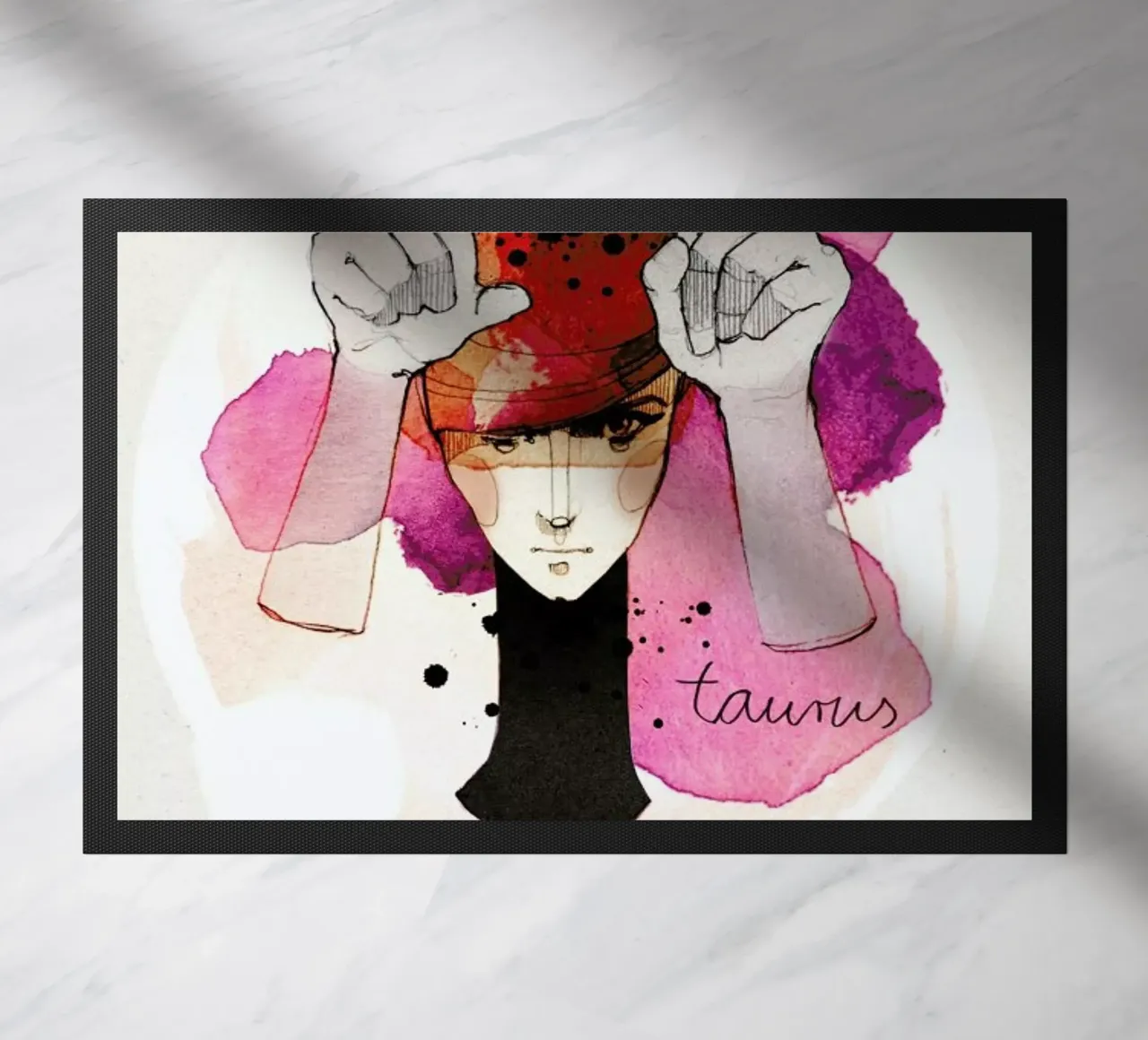 Stier doormat by Ekaterina Koroleva