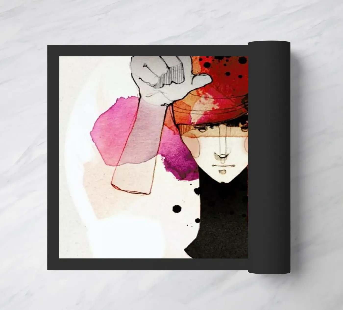 Stier Fußmatte von Ekaterina Koroleva