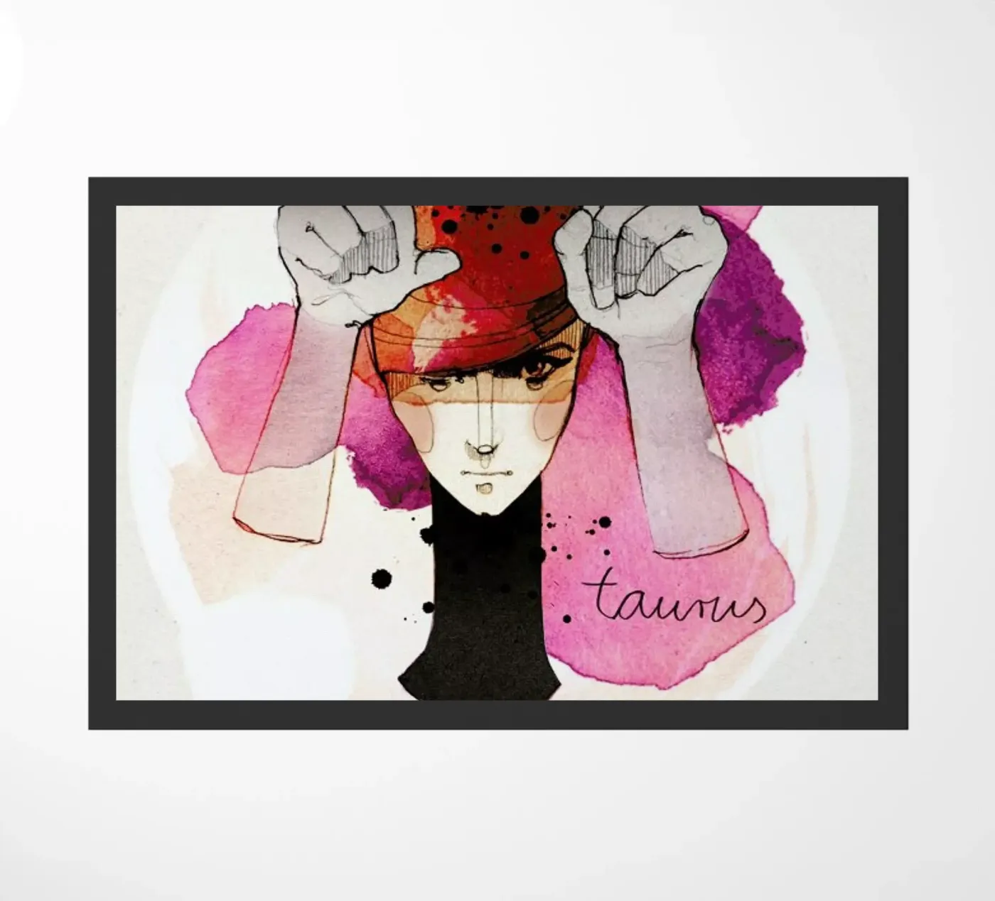 Stier Fußmatte von Ekaterina Koroleva