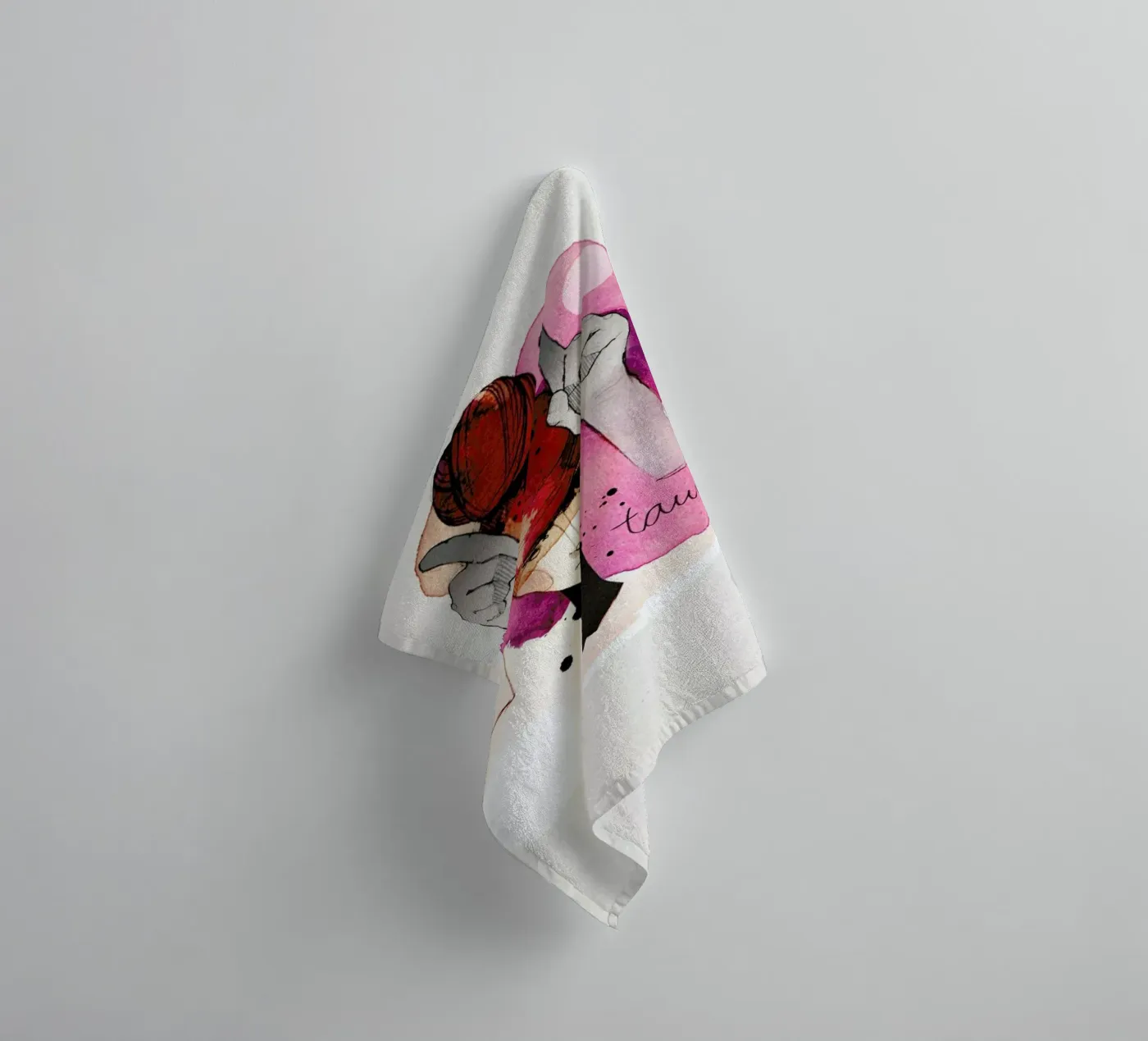 Stier towel by Ekaterina Koroleva