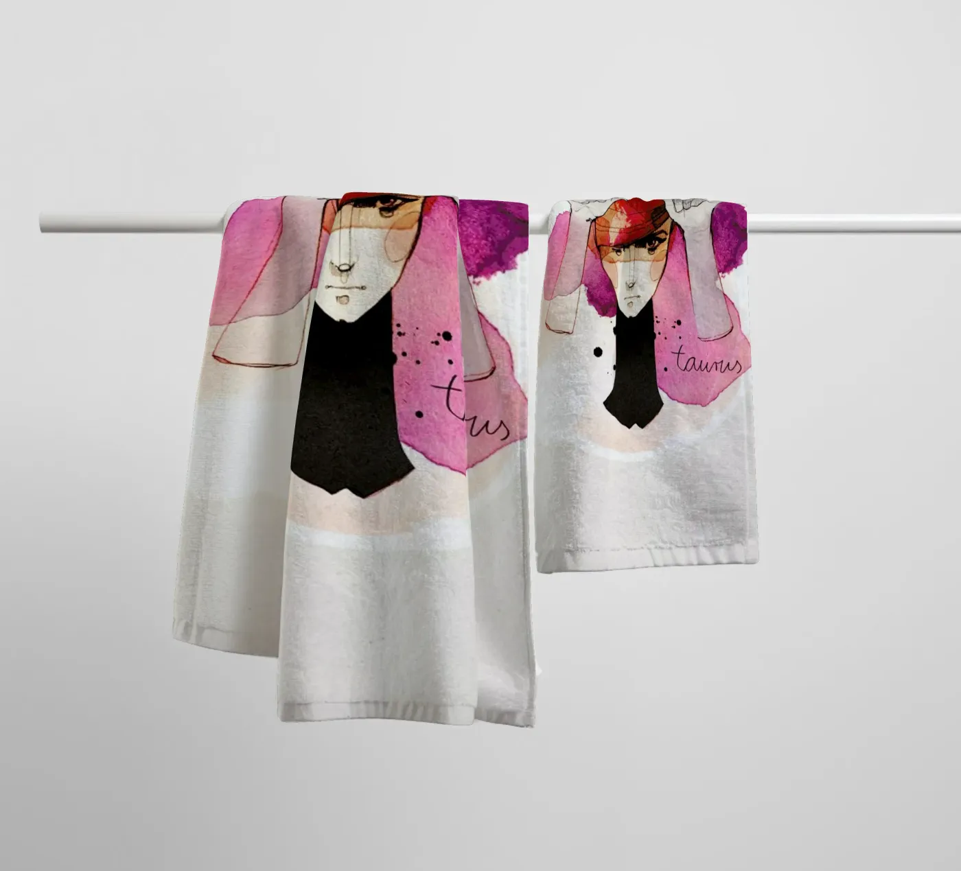 Stier towel by Ekaterina Koroleva