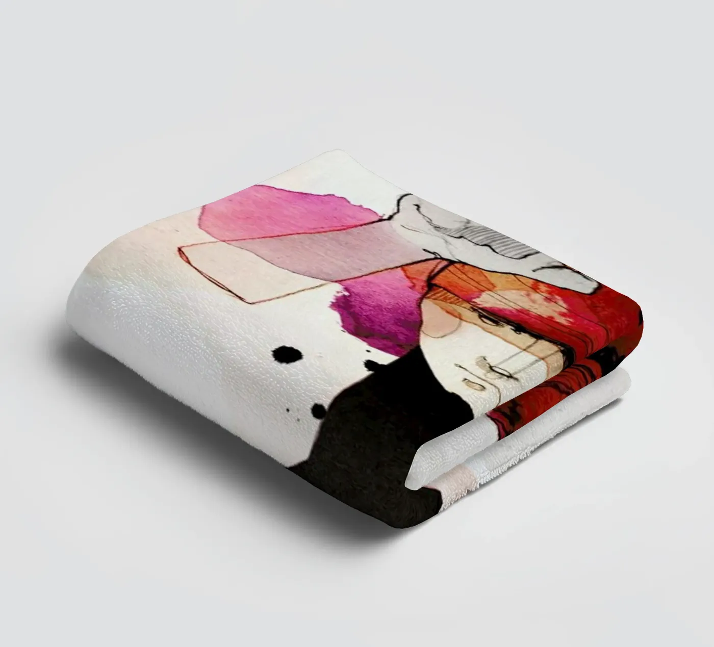 Stier towel by Ekaterina Koroleva