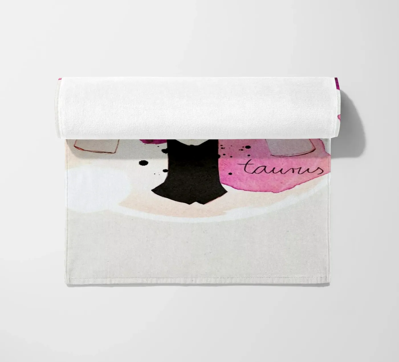 Stier beach towel by Ekaterina Koroleva