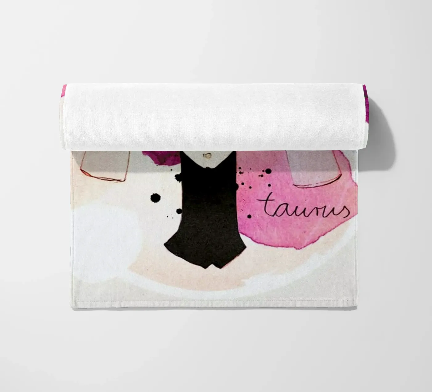 Stier beach towel by Ekaterina Koroleva