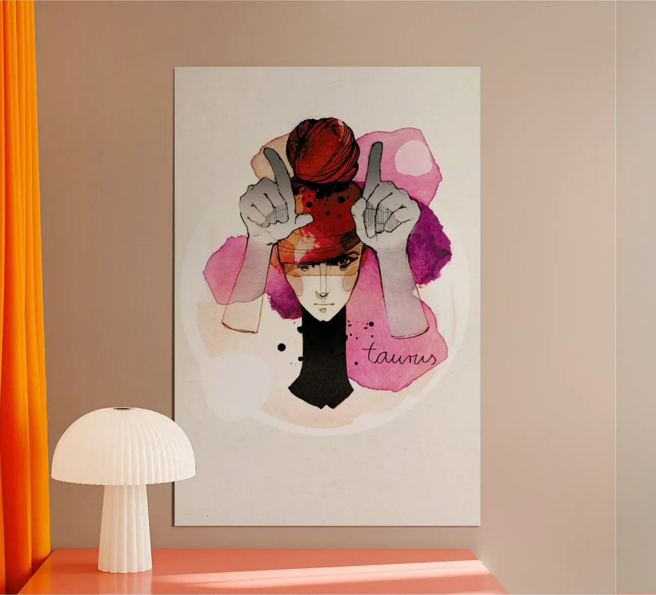 Stier poster by Ekaterina Koroleva