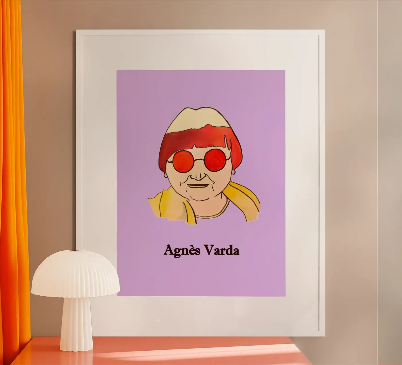 Agnes Varda poster by Tine