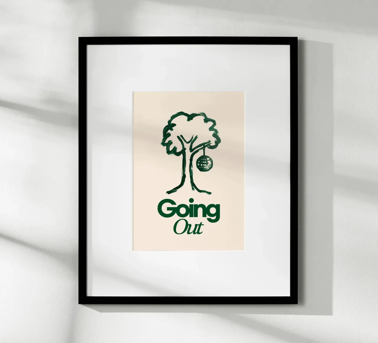 Going Out poster da söndagdesign