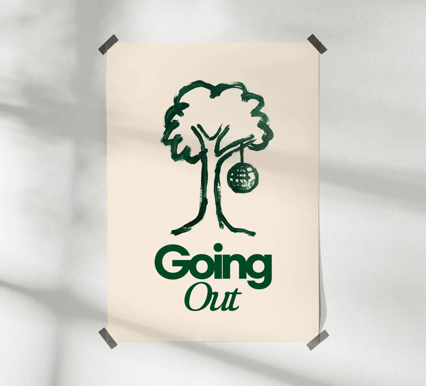Going Out poster da söndagdesign