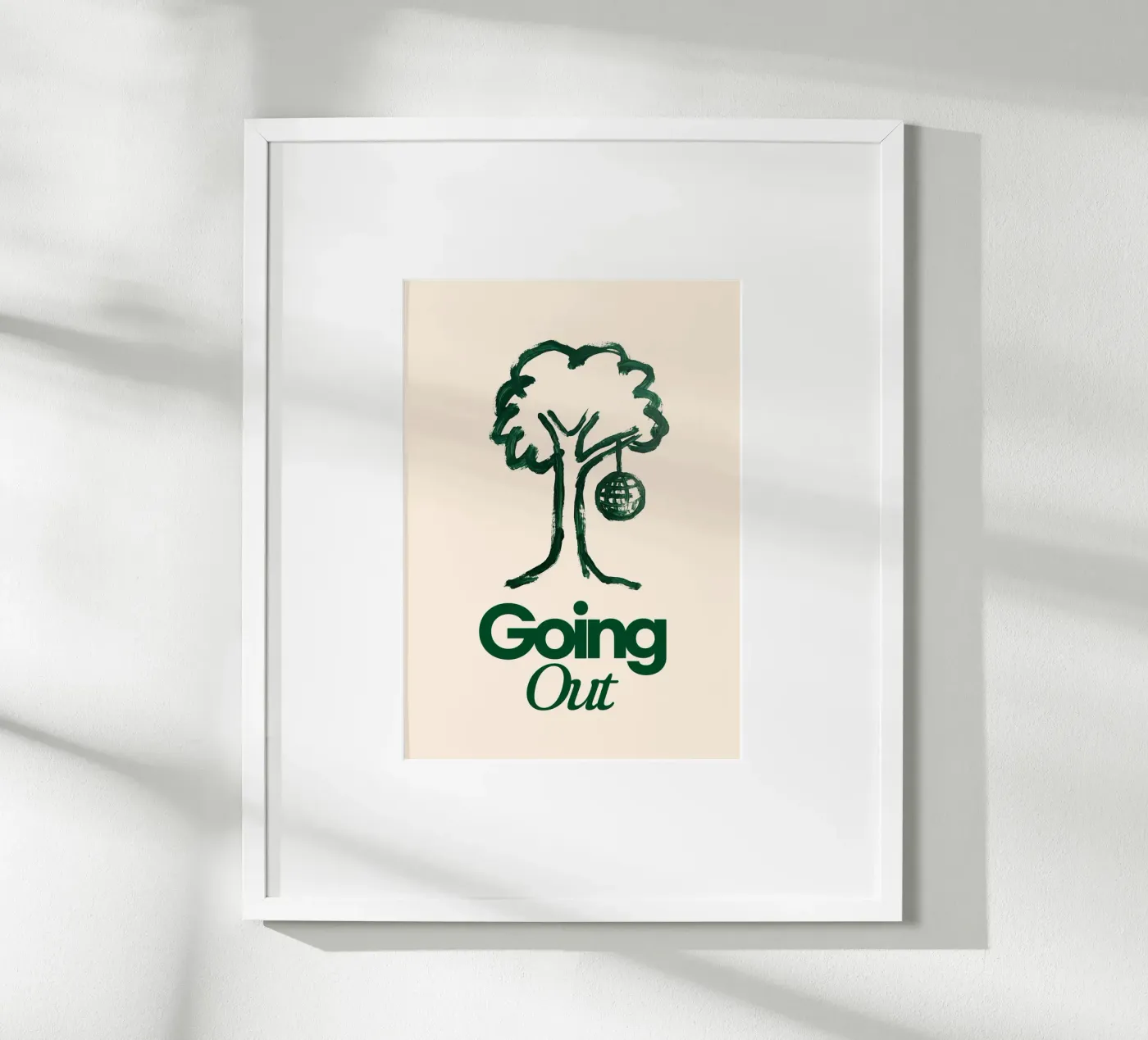Going Out poster da söndagdesign