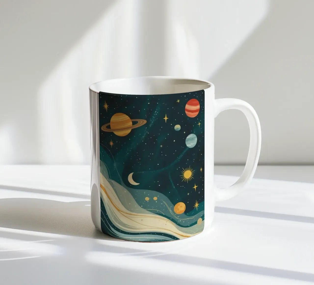 SPACE ceramic mug by FELICIA