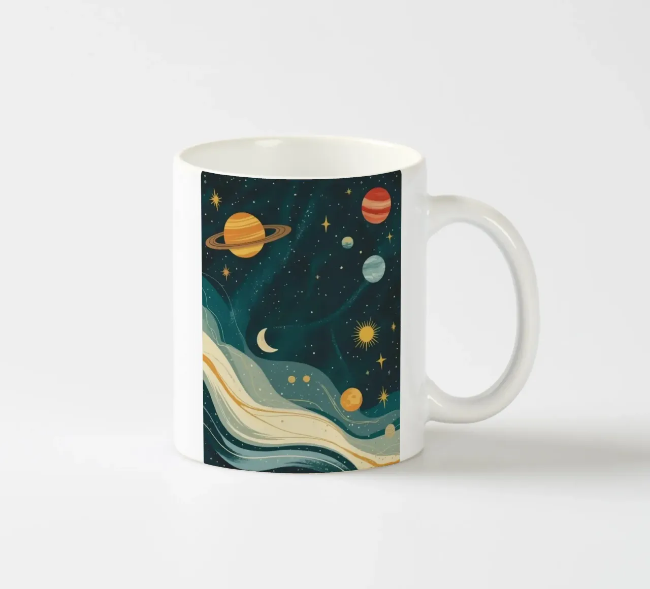 SPACE ceramic mug by FELICIA