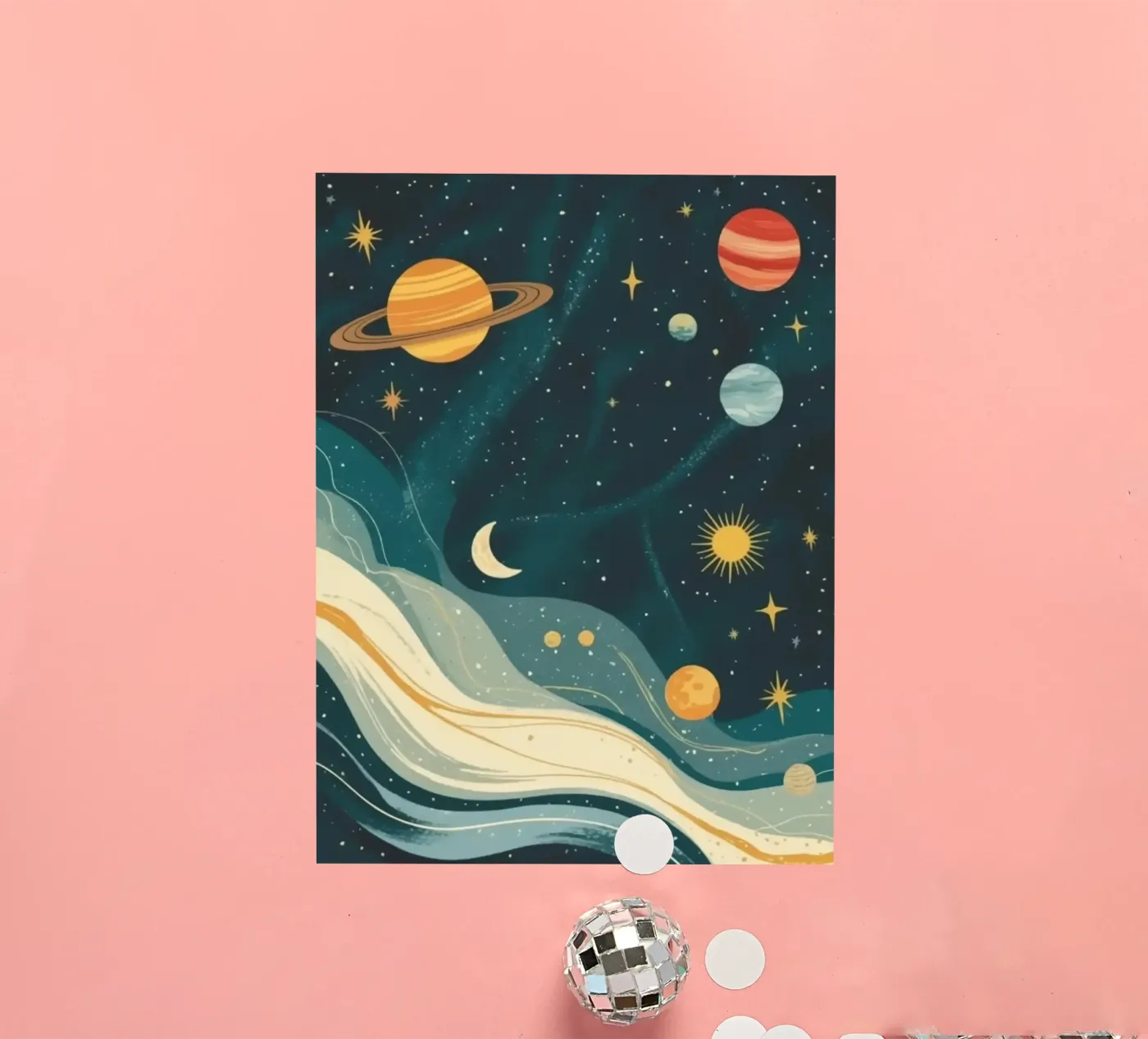 SPACE sticker by FELICIA