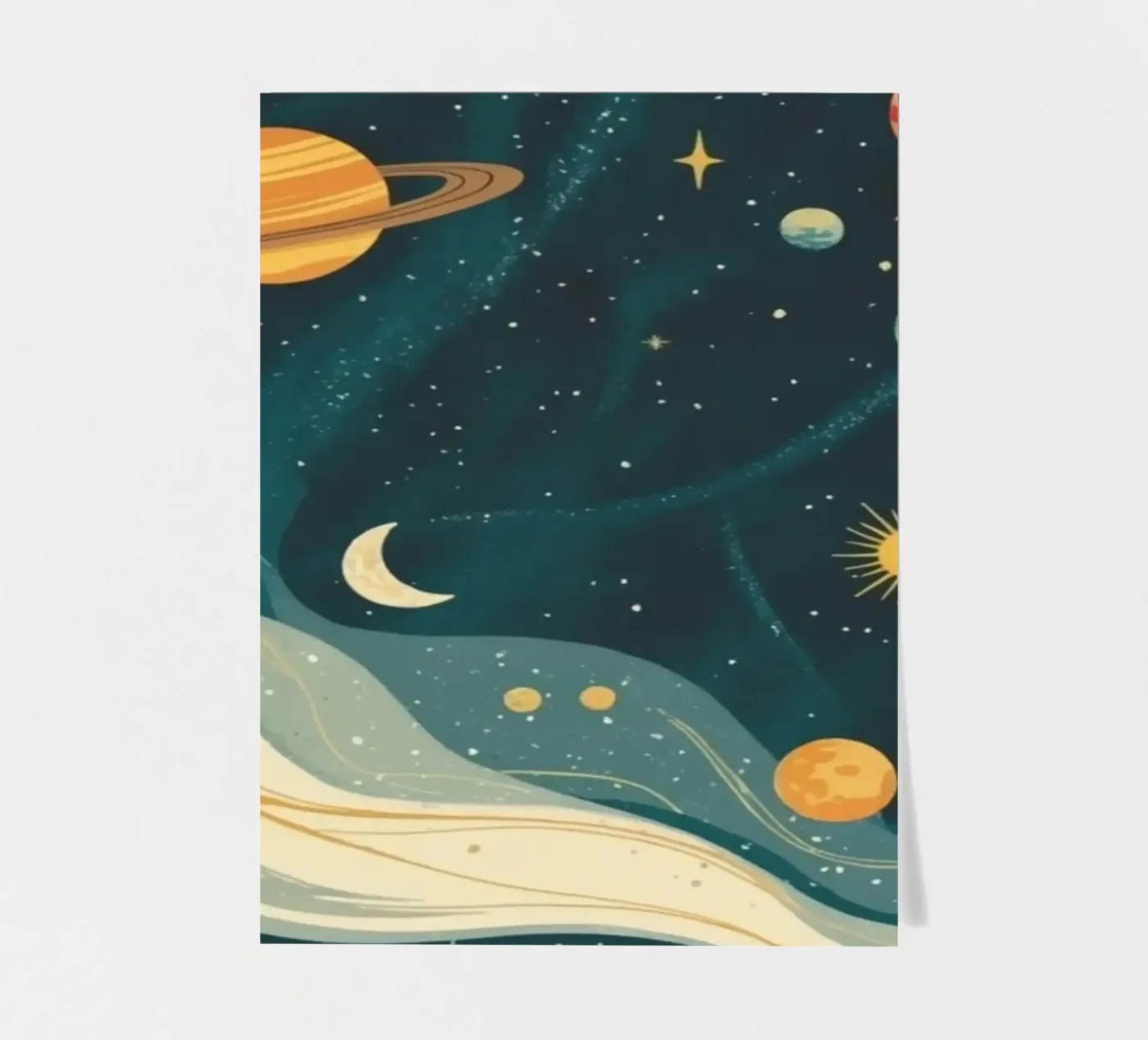 SPACE sticker sheet by FELICIA