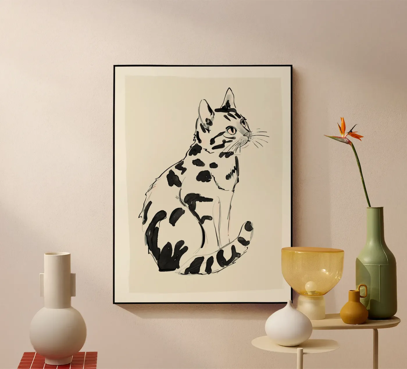 Chat assis plexiglas de ThingDesign