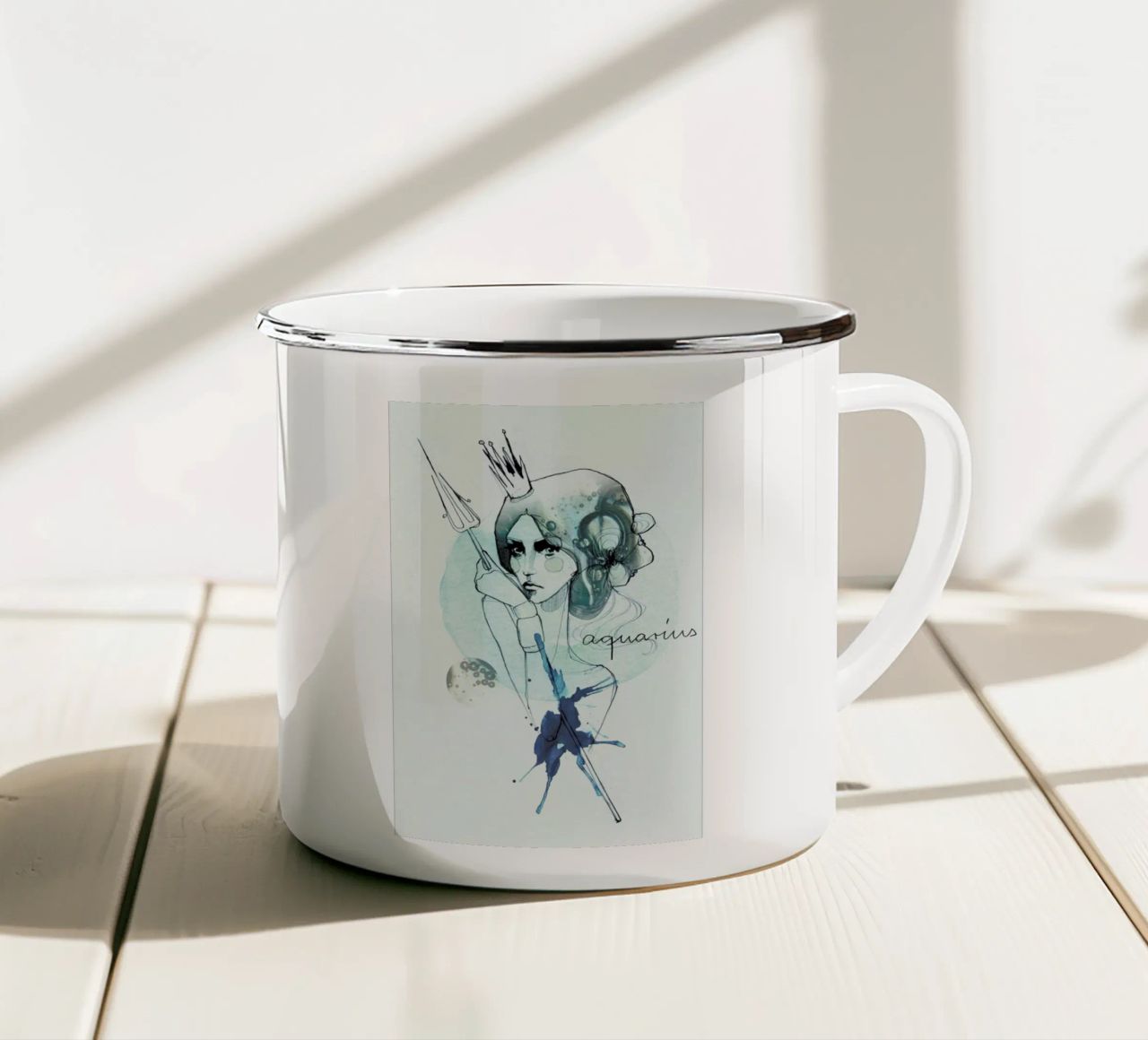 Wassermann tazza in smalto da Ekaterina Koroleva