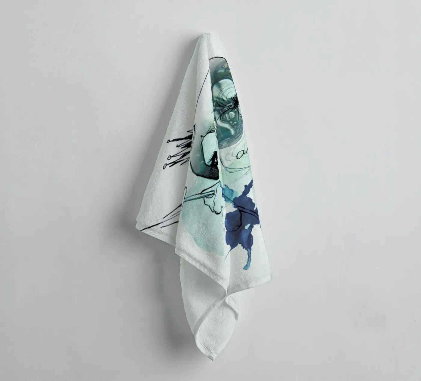 Wassermann badhanddoek van Ekaterina Koroleva