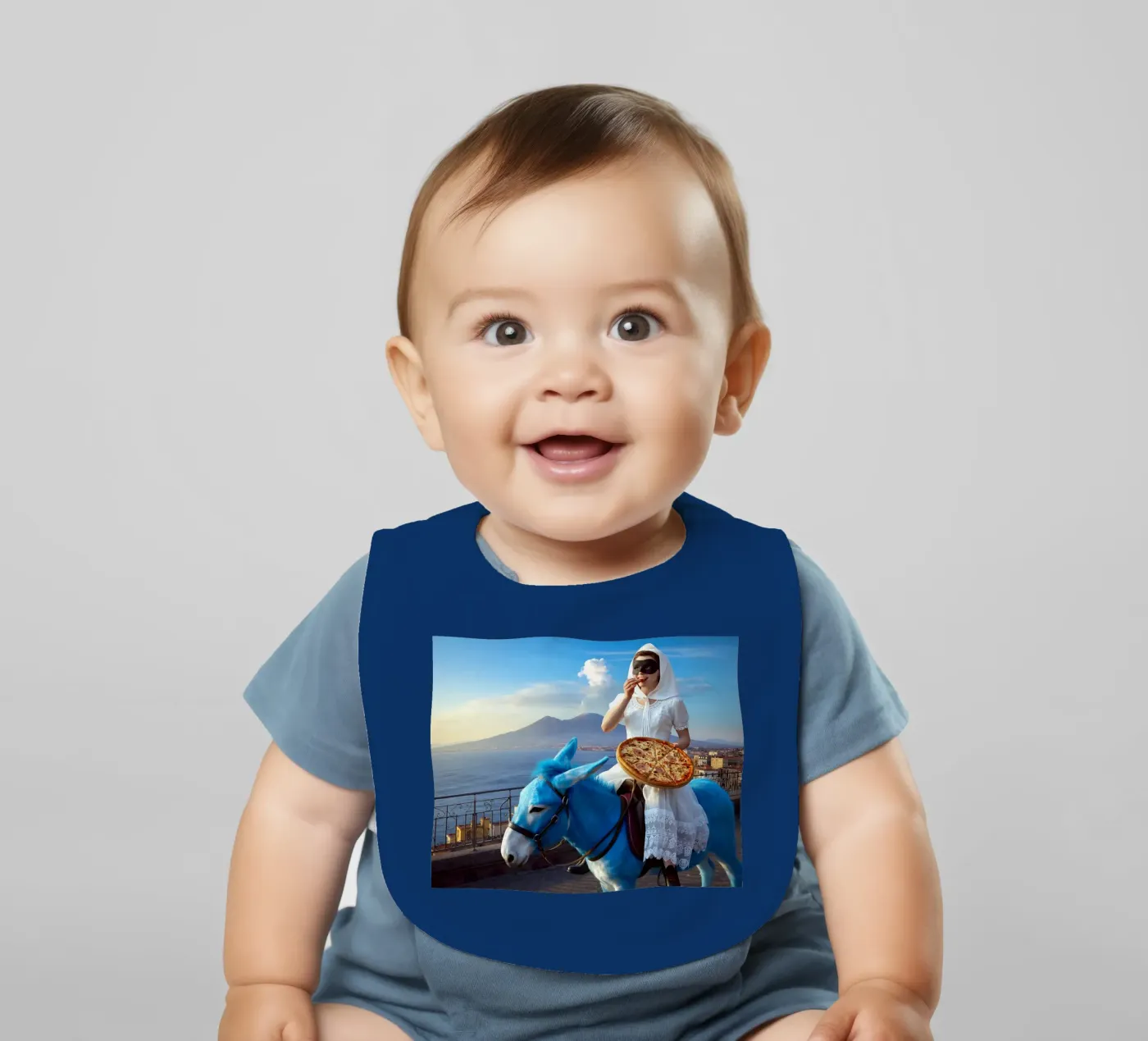 Napels baby slabbetje van Piccola Serenata