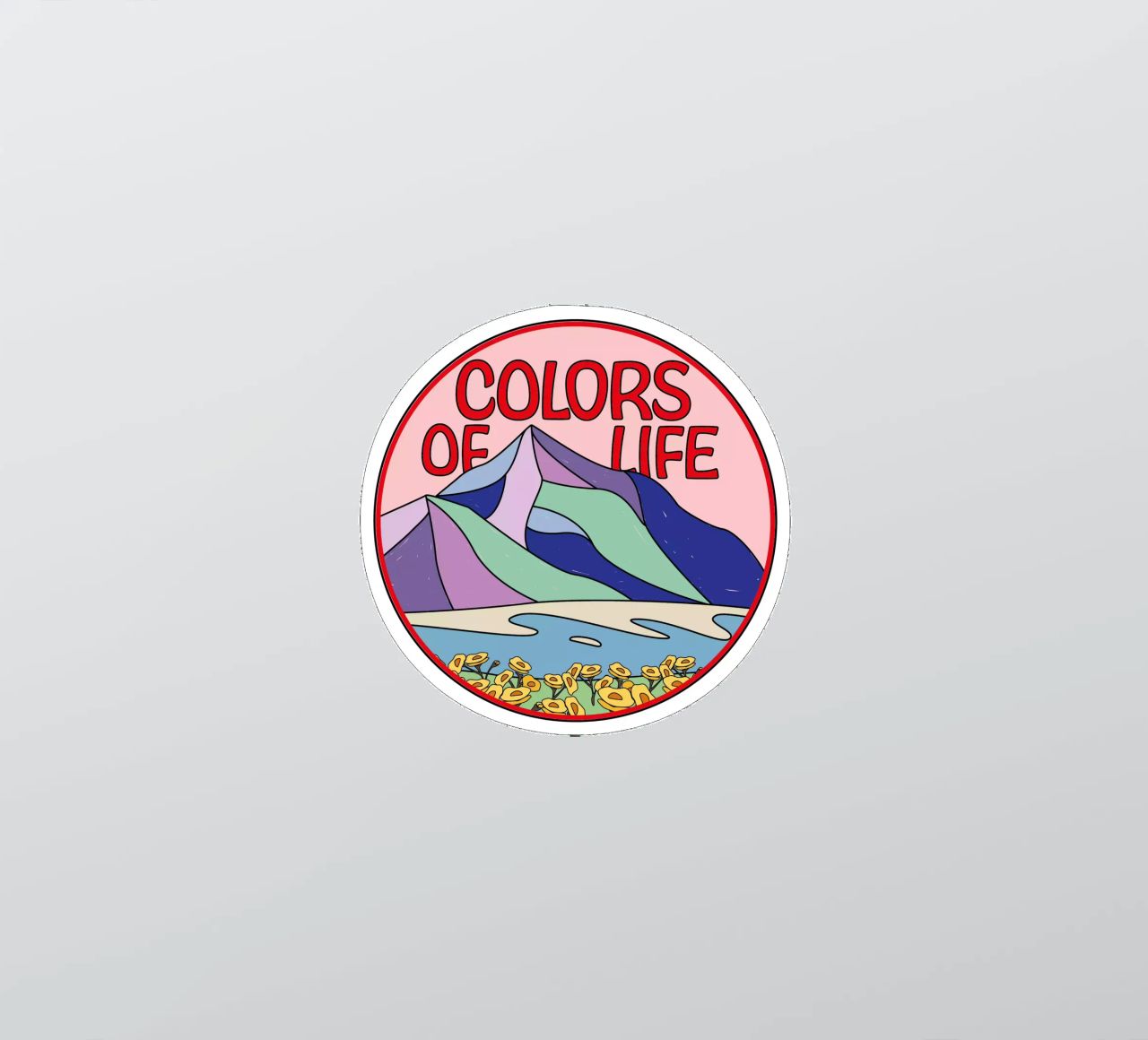 Colors of life autocollant de beanieontheroad