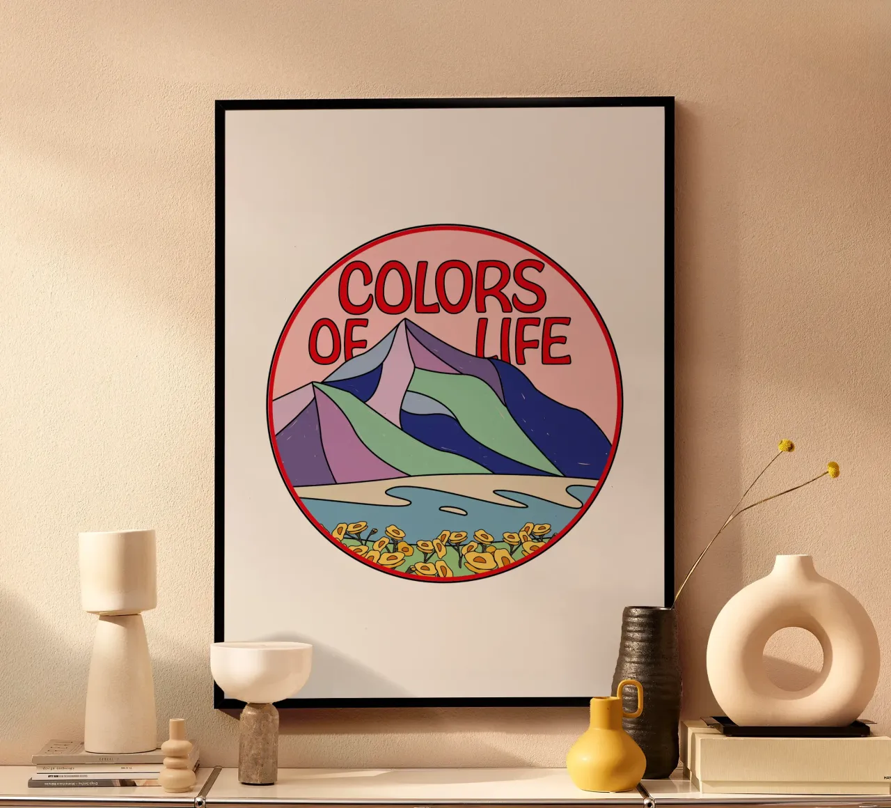 Colors of life poster by beanieontheroad