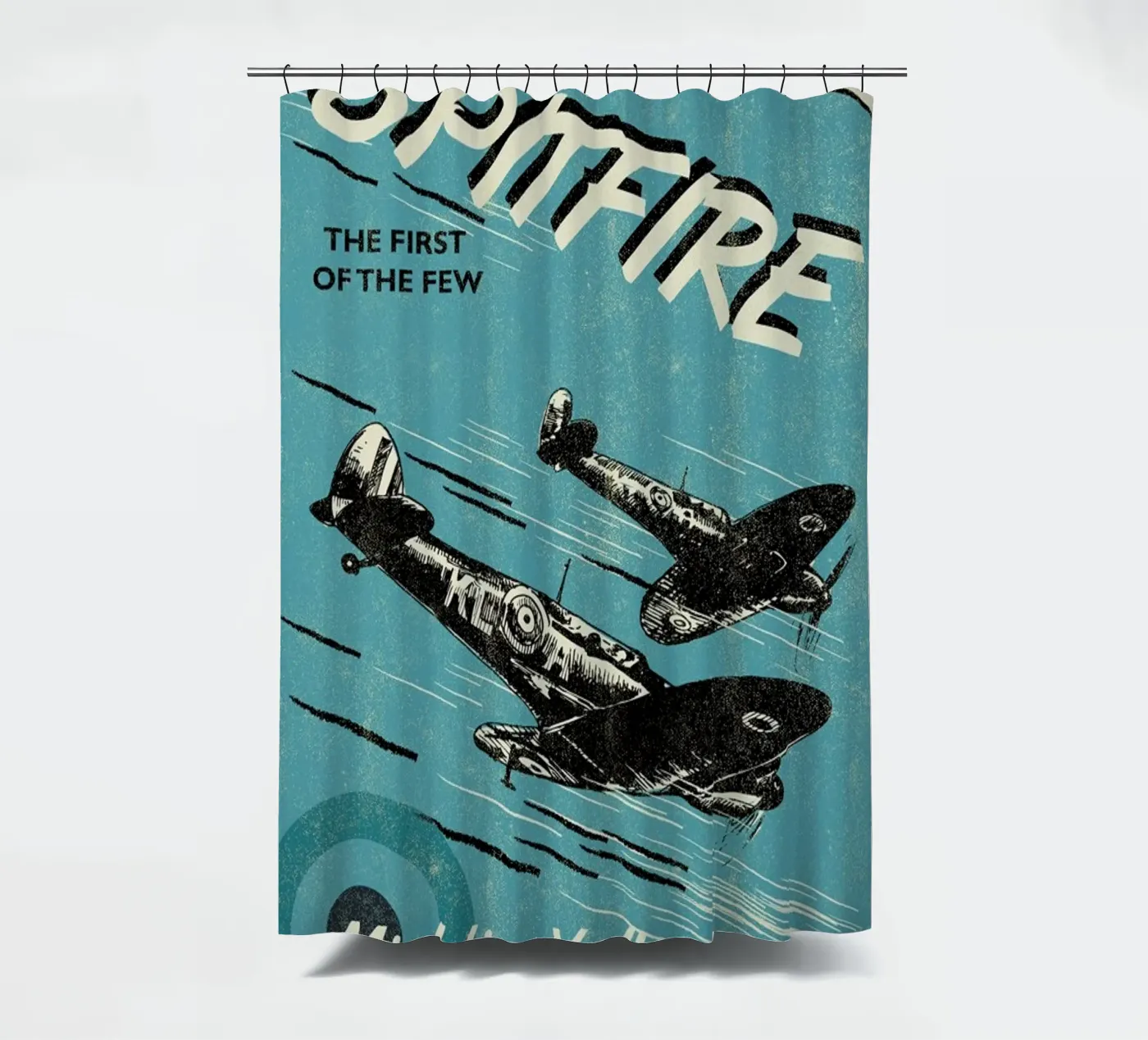 Spitfire Duschvorhang von Rocket68