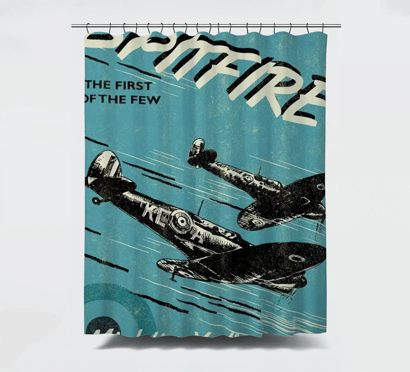 Spitfire Duschvorhang von Rocket68