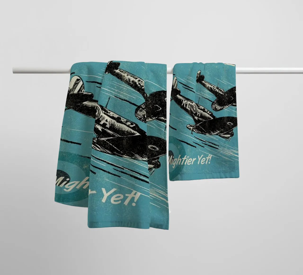 Spitfire asciugamano da bagno da Rocket68