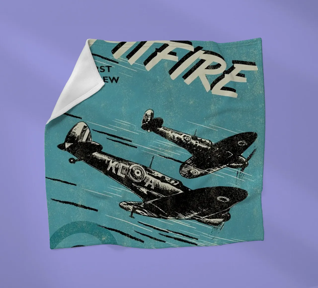Spitfire Fleecedecke von Rocket68
