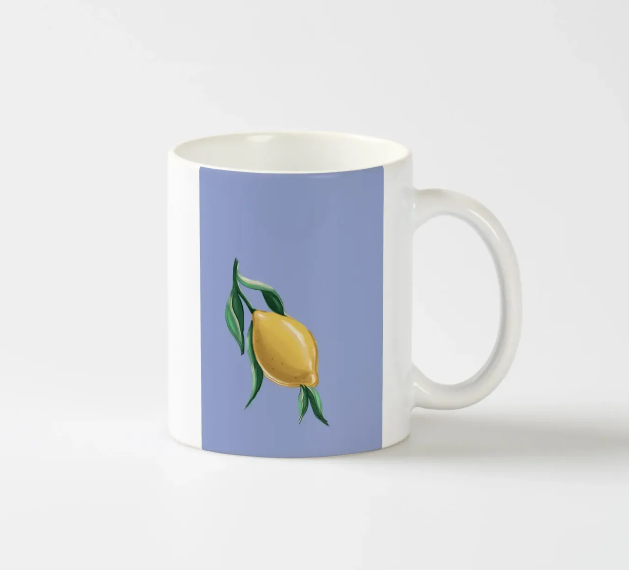lemon ceramic mug by sketch_visual_studio