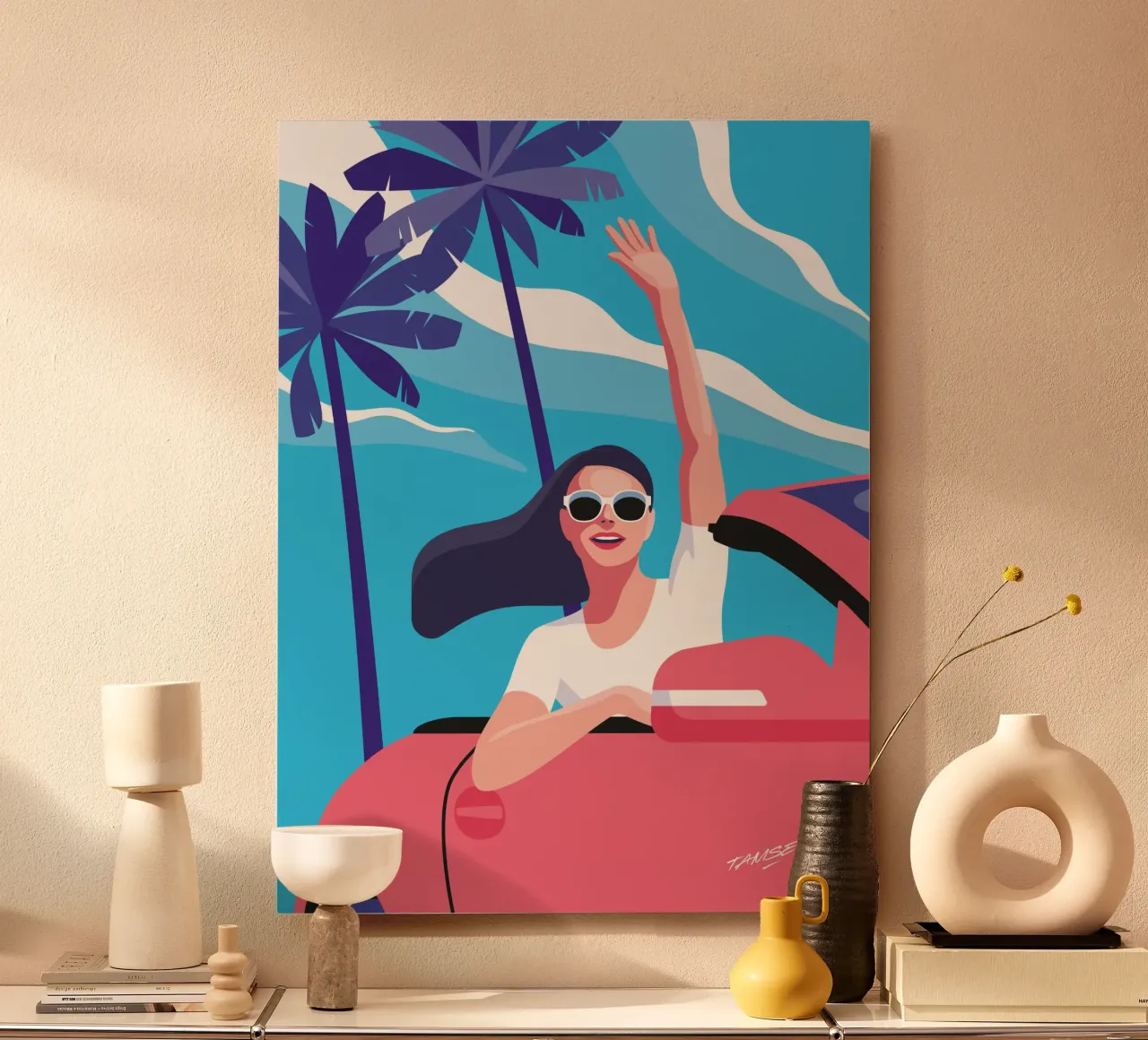 Let's go! forex plate by Tamsen Design