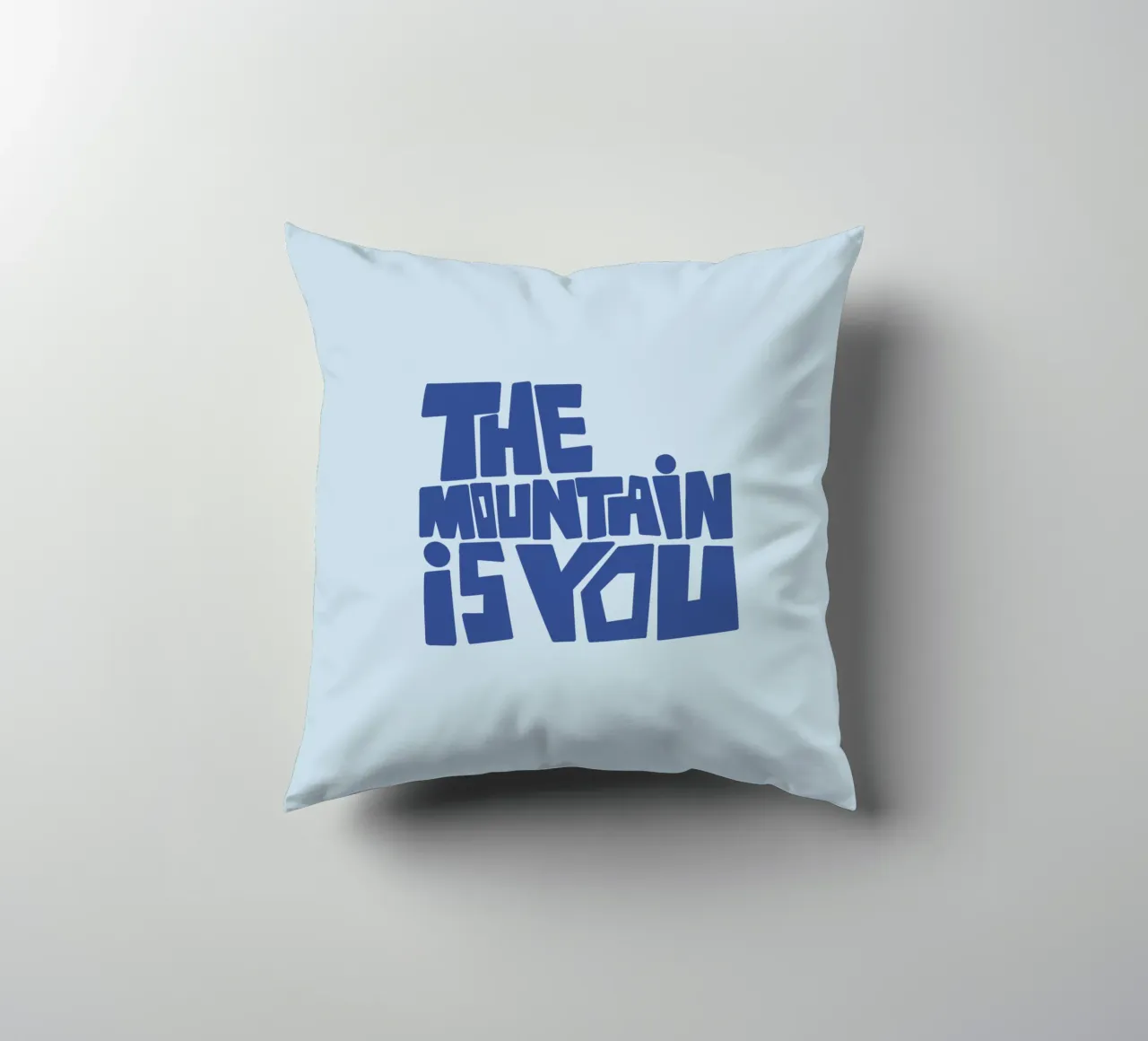The mountain is you cuscino da beanieontheroad